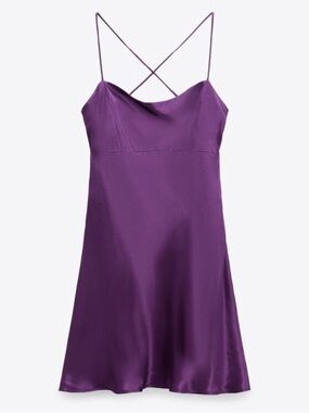 Zara | Satin Slip Lingerie Style Dress
